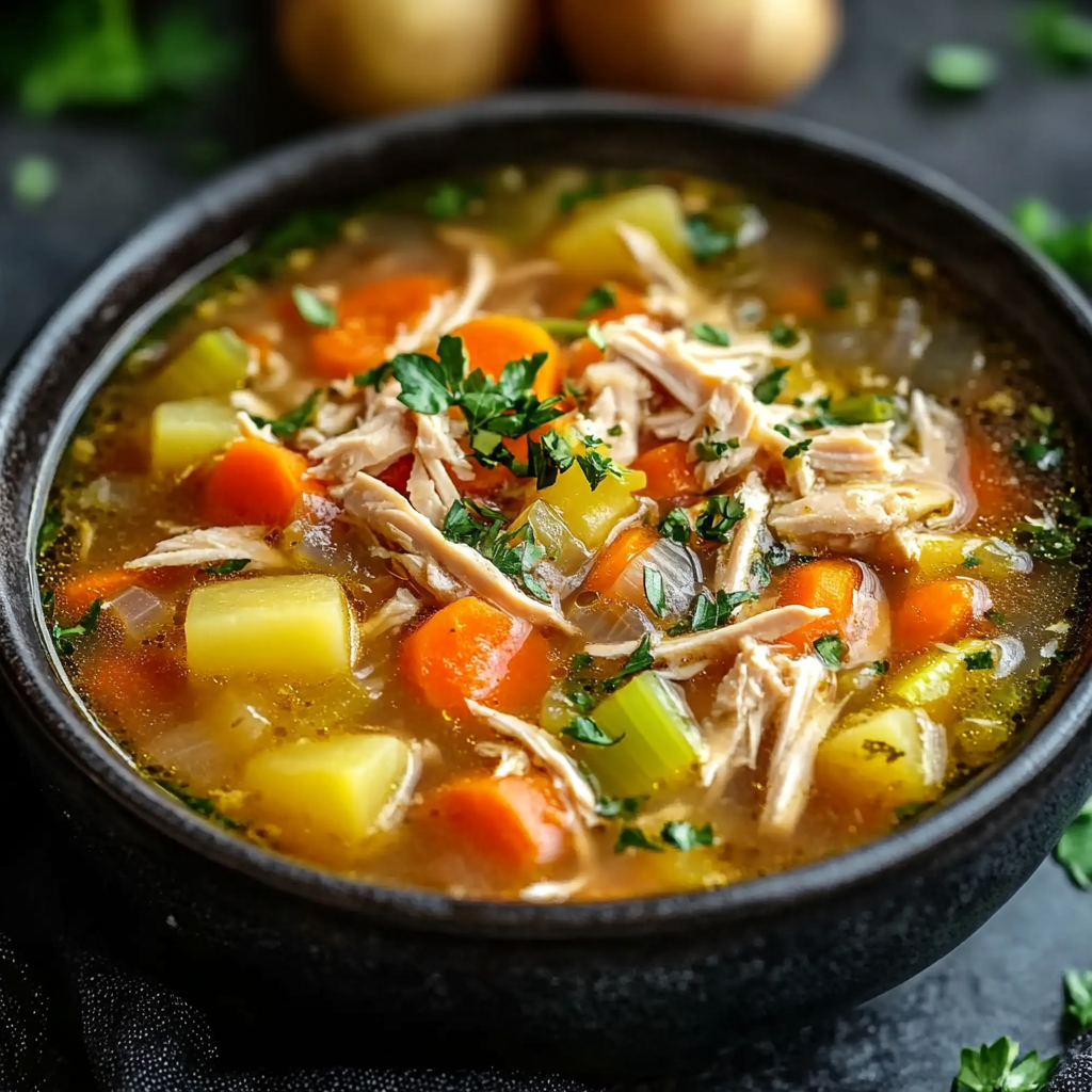 Instant Pot Chicken Vegetable Soup